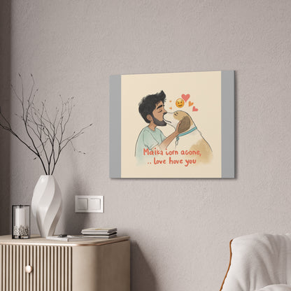 Love Never Leaves Canvas | Eco-Limited