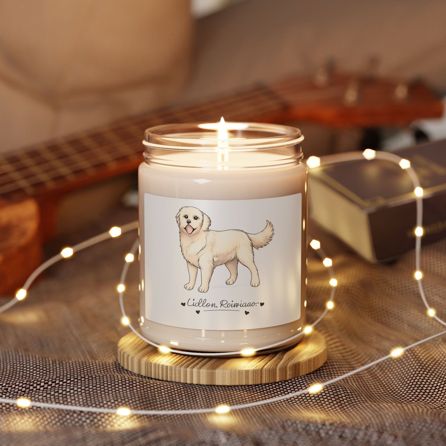 Golden Retriever Soy Organic Candle