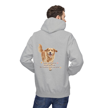 Golden Buddy Character Hoodie | Eco-Limited