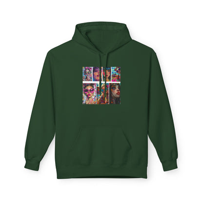 Color Pop Fashion Art Graphic Hoodie | Eco-Limited