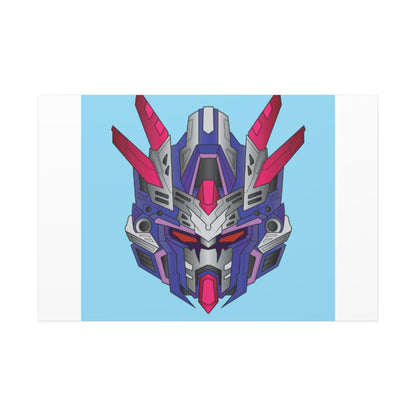 Mecha Warrior Helmet Organic Canvas