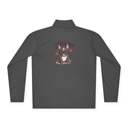 Frenchie Is My Friend Quarter Zip Pullover | Eco Limited
