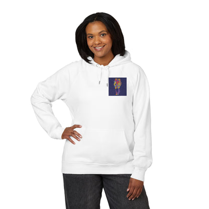 Organic Abstract Figure Art Hoodie | Eco-Limited