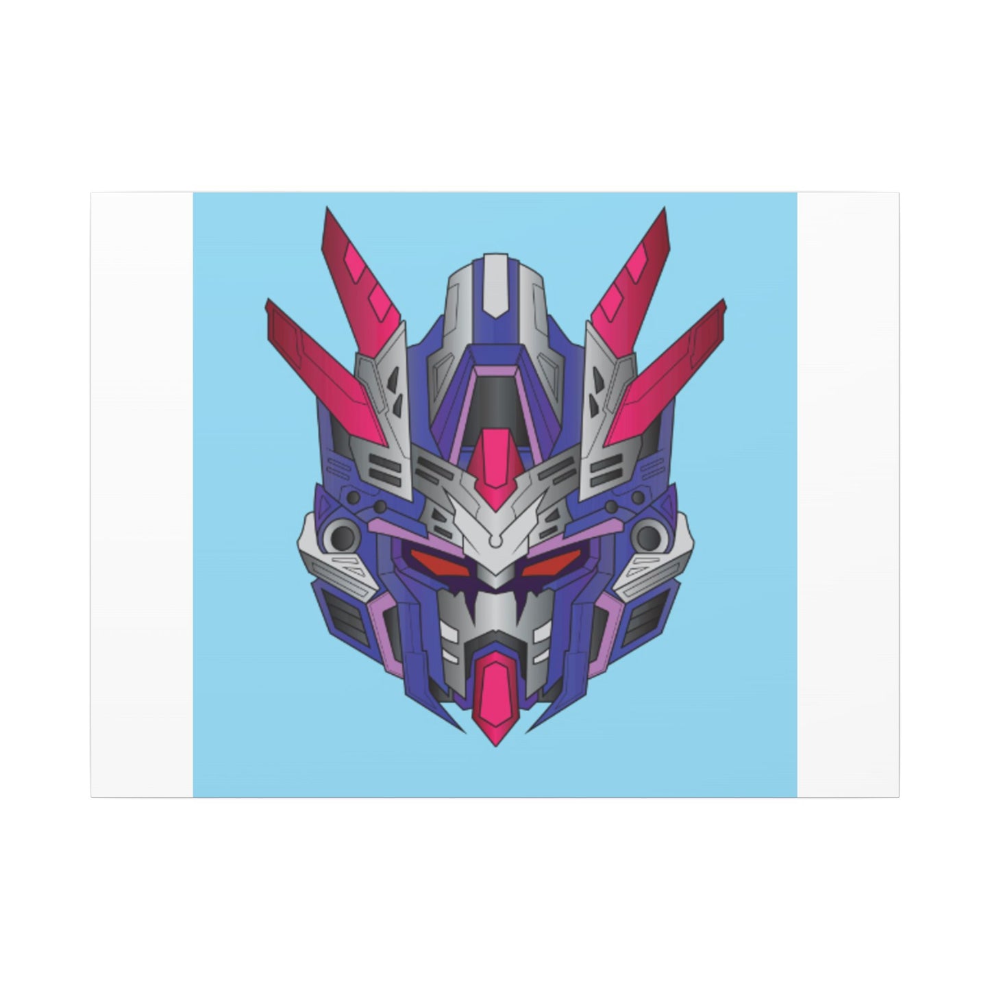 Mecha Warrior Helmet Organic Canvas