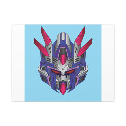 Mecha Warrior Helmet Organic Canvas