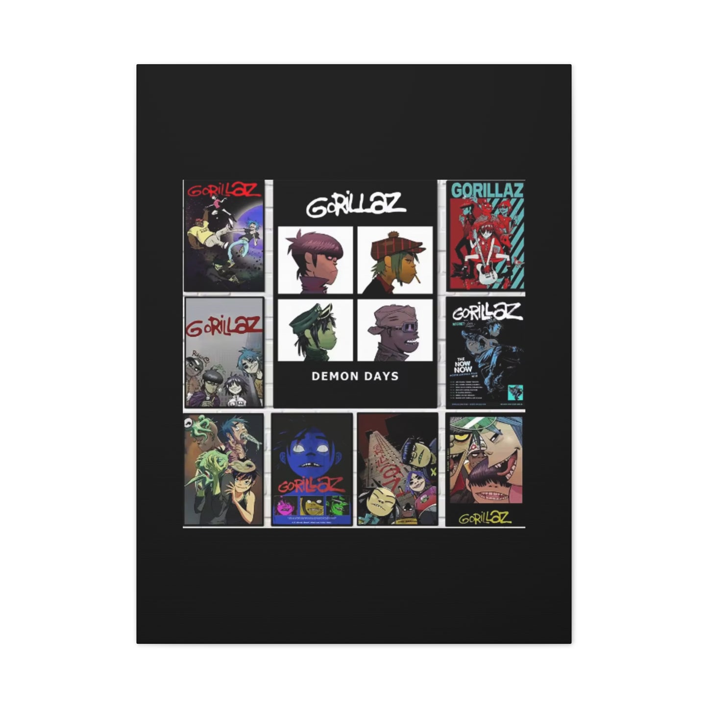 Pop Culture Icons Collage Canvas | Art Edition