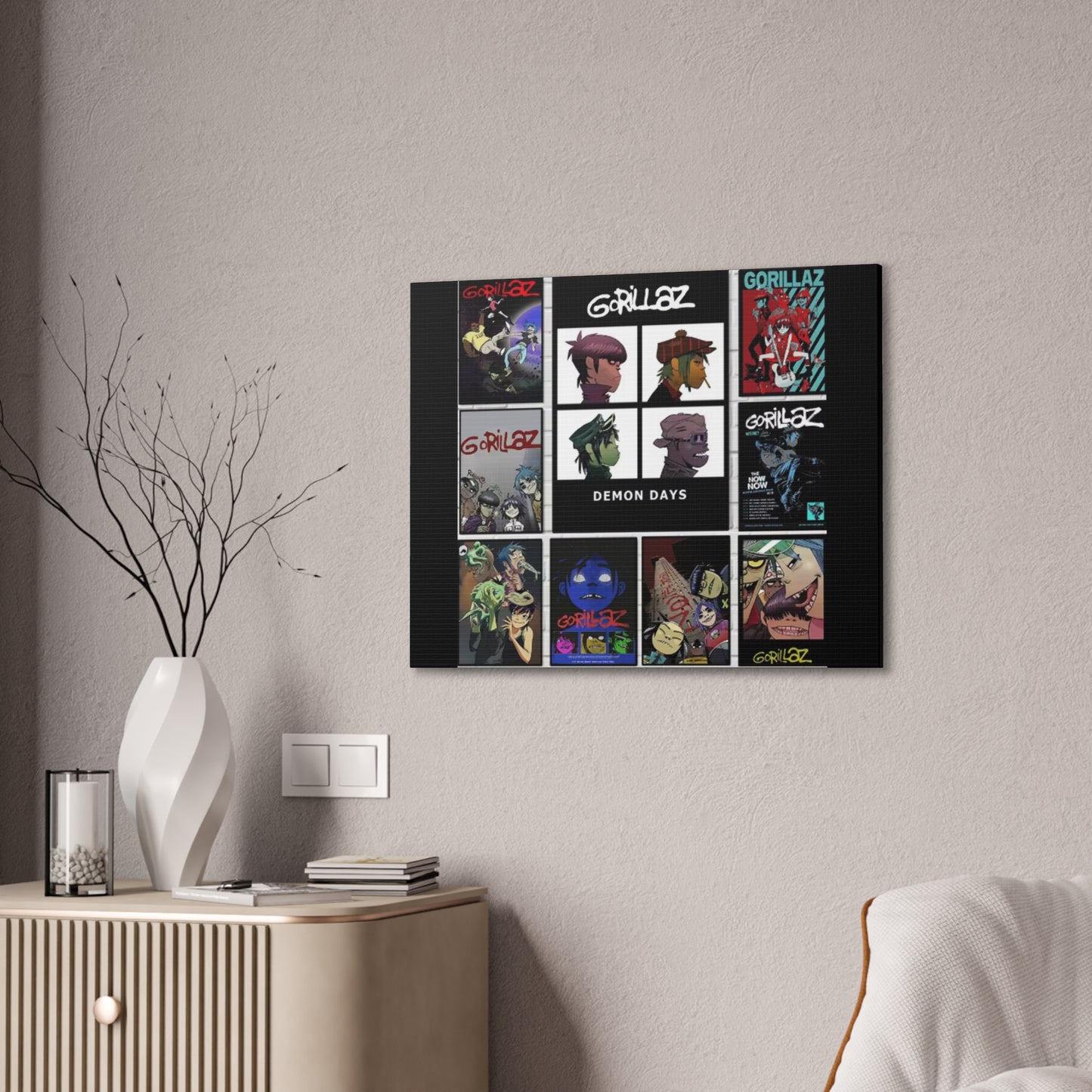 Pop Culture Icons Collage Canvas | Art Edition