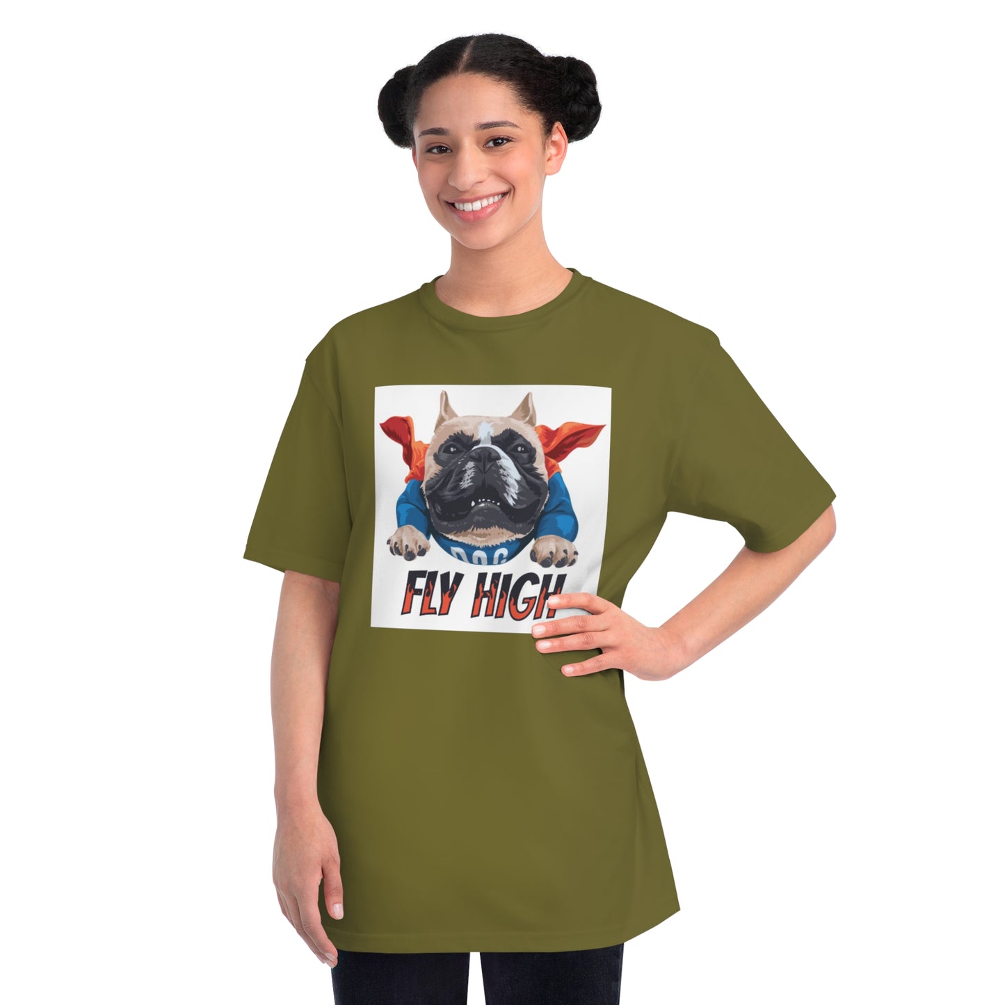 Organic Fly High Bulldog T-Shirt | Organic-Limited