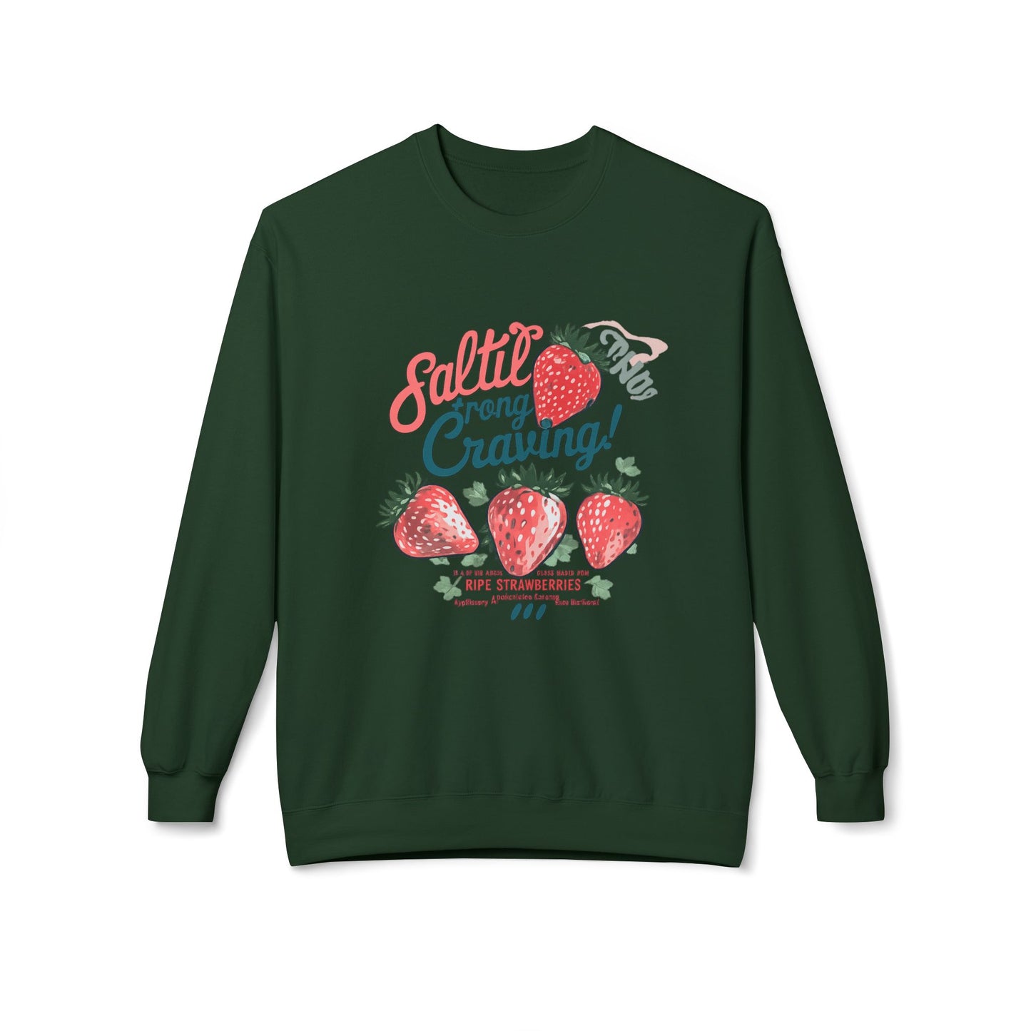 Salted Strong Craving Strawberry Graphic Sweater | Eco - Limited
