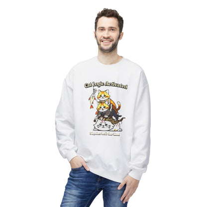 Cat Logic Activated Graphic Sweater | Eco-Limited