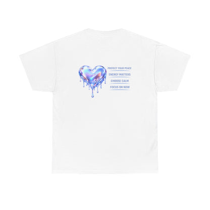 Protect Your Peace Heart Graphic T-Shirt | Eco-Limited
