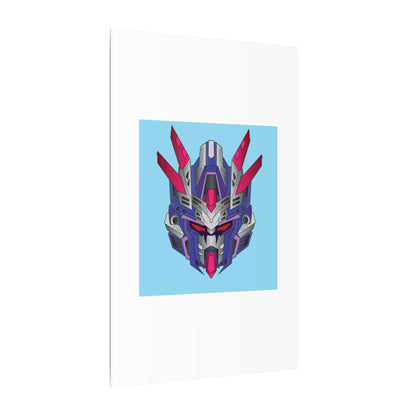 Mecha Warrior Helmet Organic Canvas