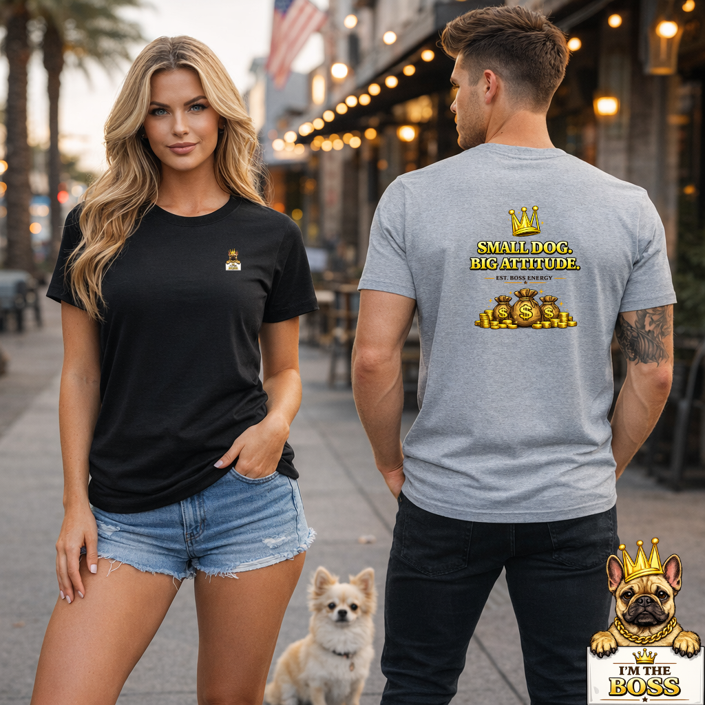 Small Dog Big Attitude T-Shirt | Eco-Limited