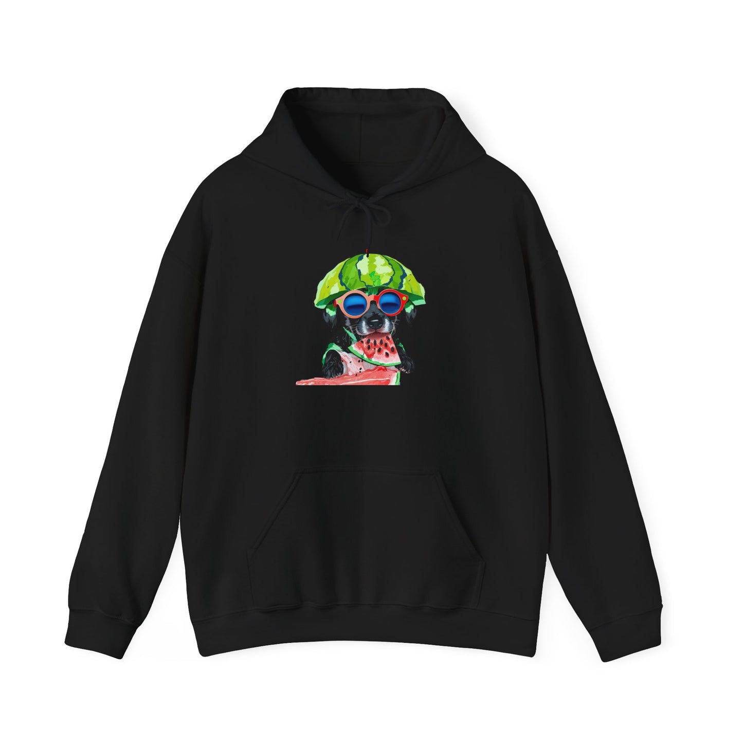 Cute Watermelon Pup Graphic Hoodie|Eco-Friendly - Limited