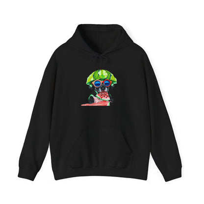 Cute Watermelon Pup Graphic Hoodie|Eco-Friendly - Limited