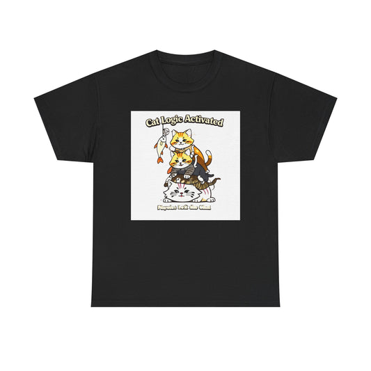 Cat Logic Activated Graphic T-Shirt | Eco-Limited