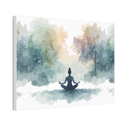 Peace Within Meditation Canvas Wall Art | Eco-Limited