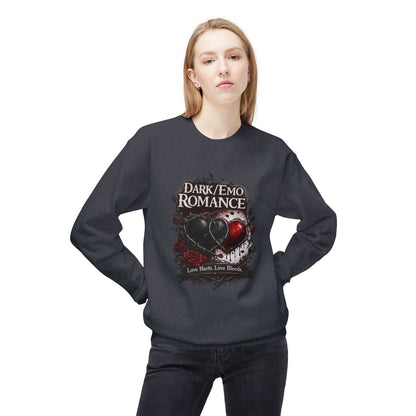 Dark Emo Romance Heart Sweatshirt | Eco-Limited