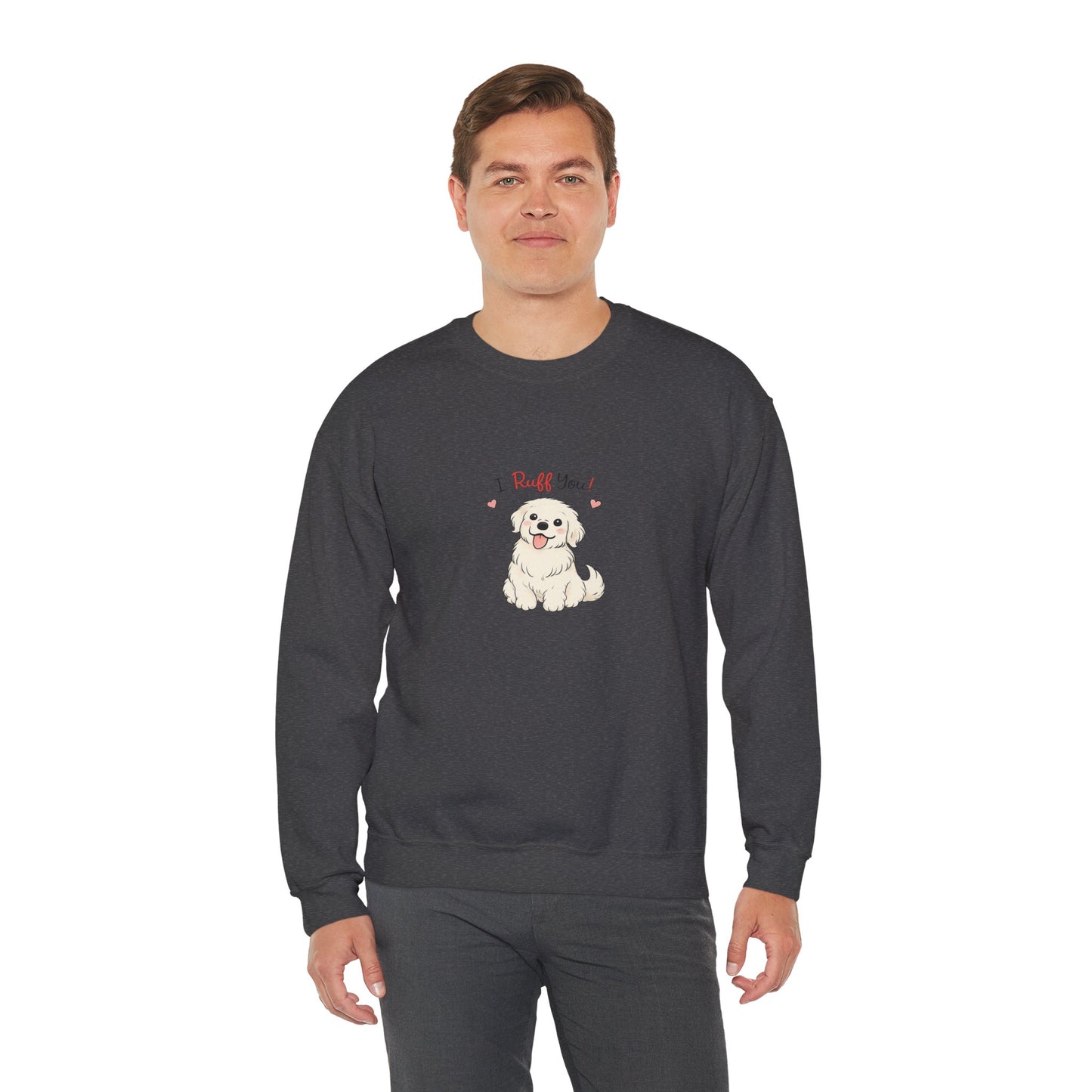 Ruff Love Puppy Graphic Sweatshirt | Eco-Limited
