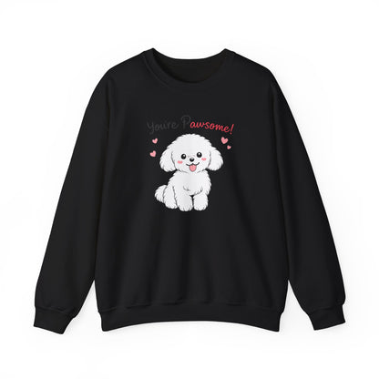You're Awesome Puppy Graphic Sweater | Eco-Limited