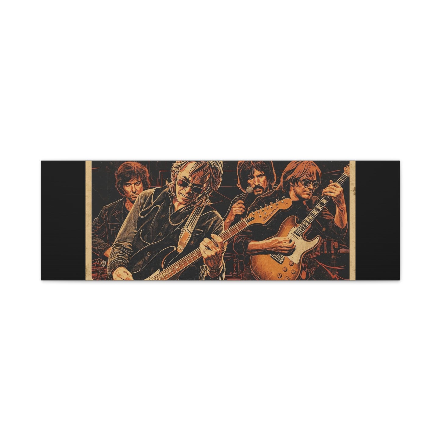 Rock Band Vintage Canvas Wall Art | Eco - Limited