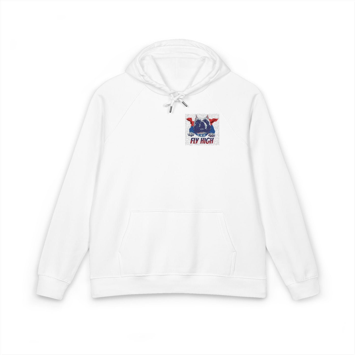 Organic “Fly High” Bulldog Hoodie | Organic-Limited