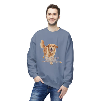 Golden Buddy Character Sweatshirt | Eco-Limited