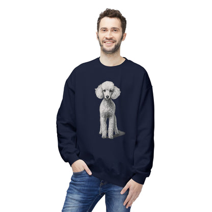 Elegant Poodle Illustration Sweatshirt | Eco-Limited