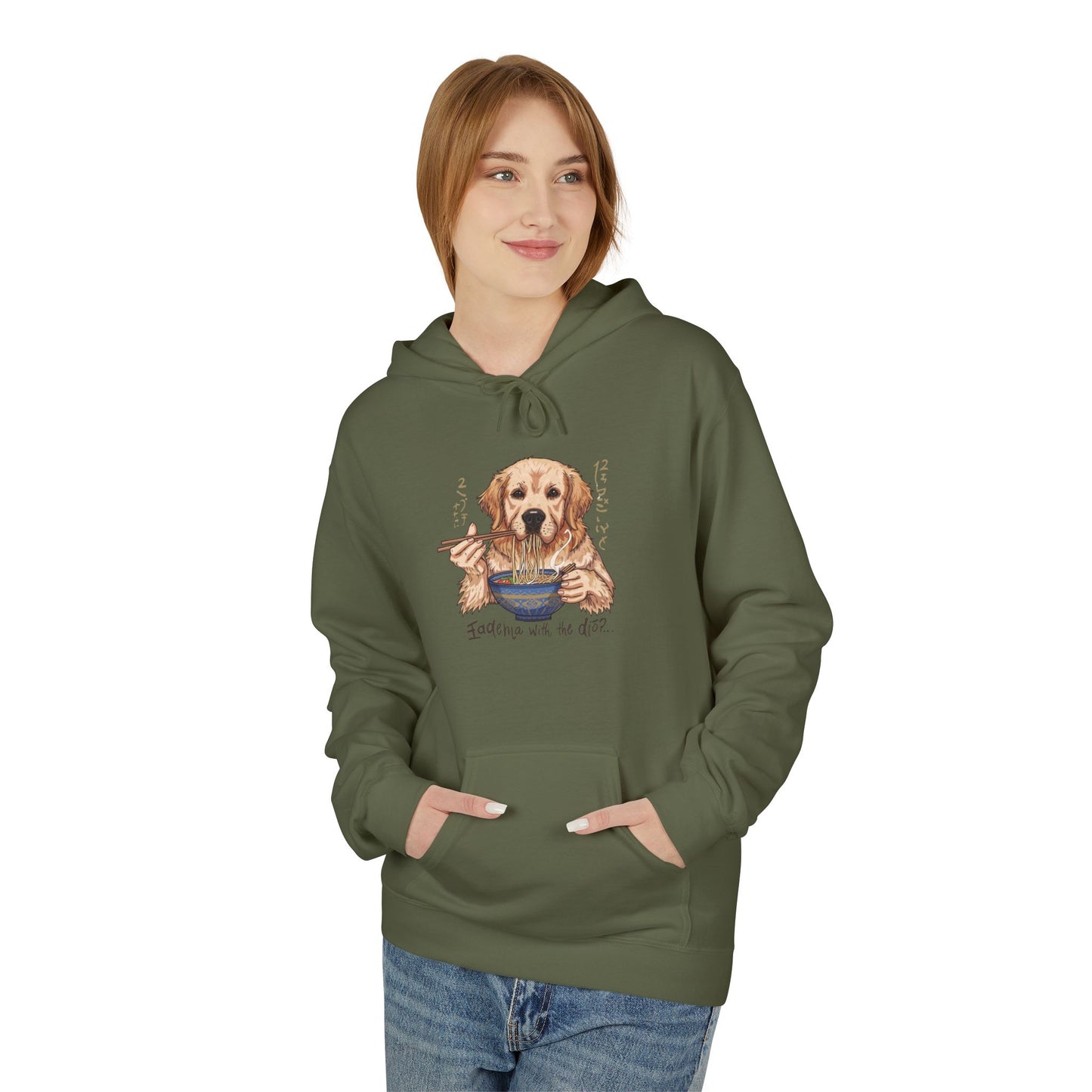 Noodle Dog Logic Graphic Hoodie | Eco-Limited