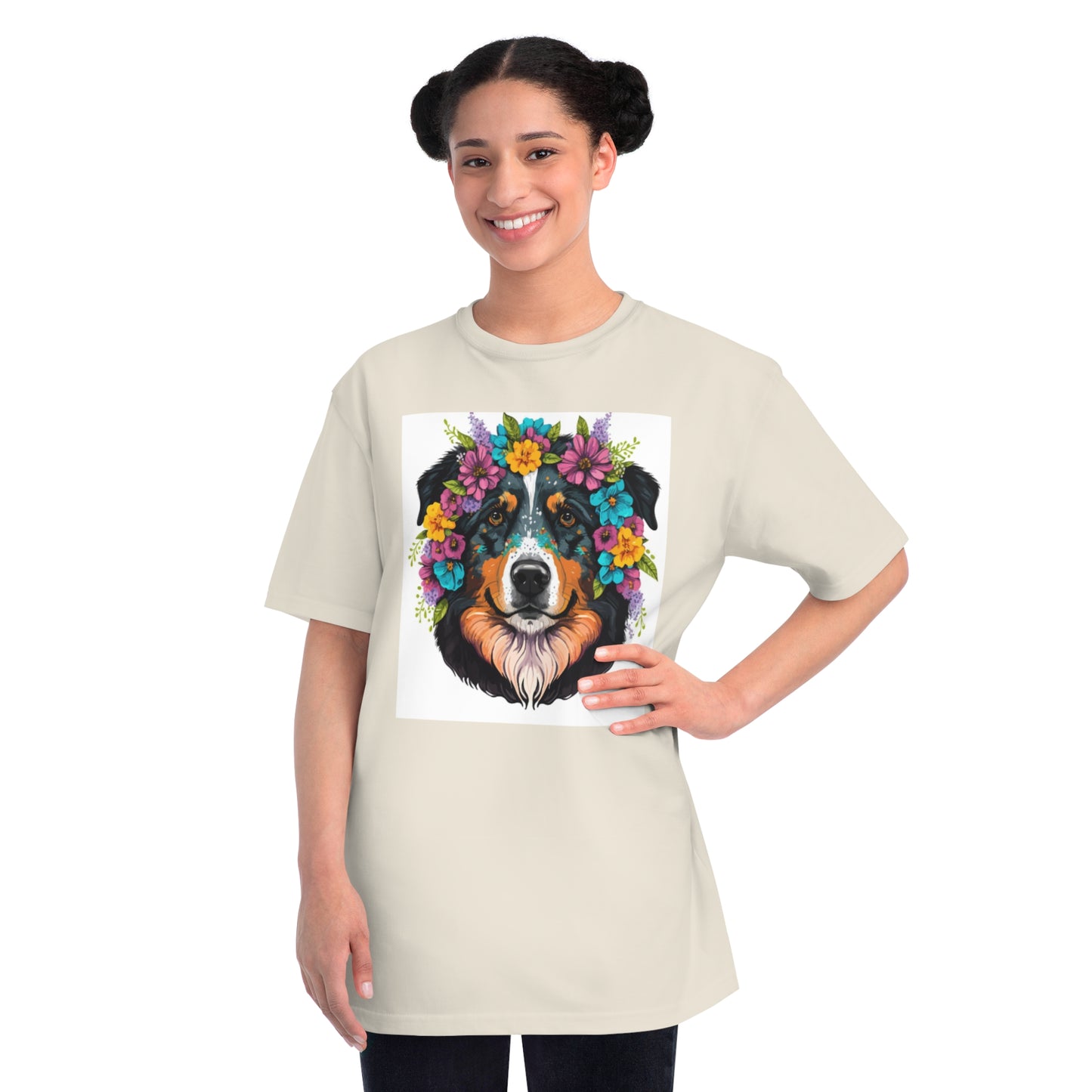 Floral Soul Dog Organic T-Shirt | Organic-Limited