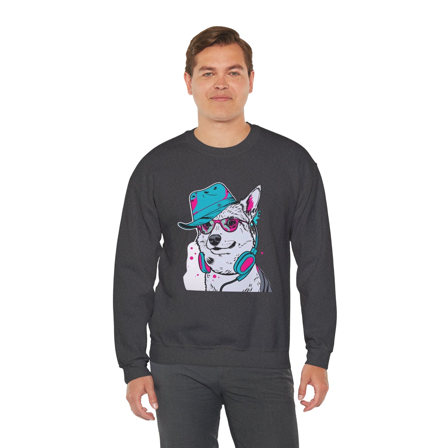 Urban DJ Dog Art Sweater | Eco-Limited