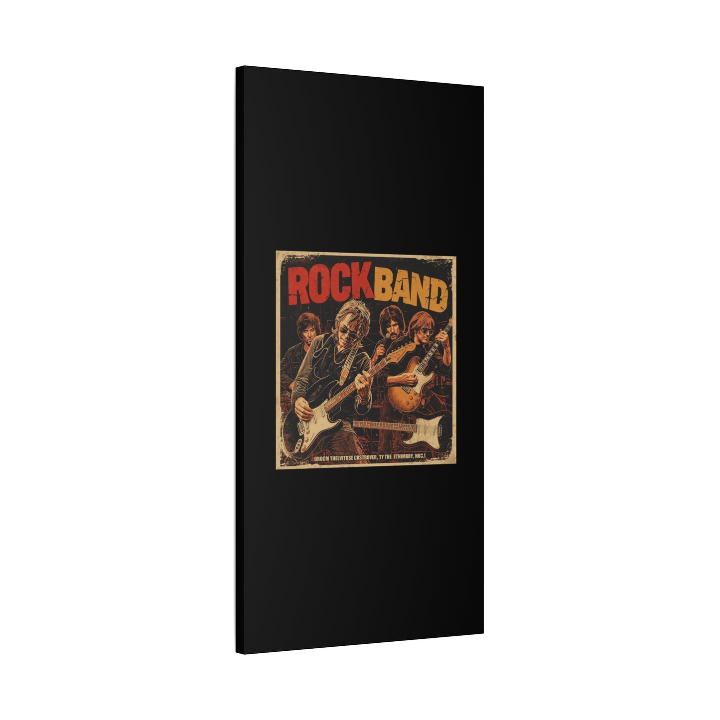 Rock Band Vintage Canvas Wall Art | Eco - Limited