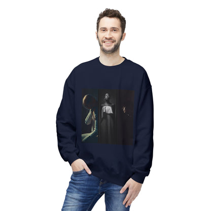 Moody Portrait Triptych Graphic Sweatshirt | Eco-Limited