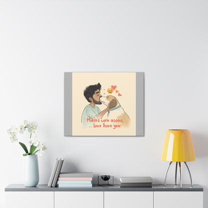 Love Never Leaves Canvas | Eco-Limited