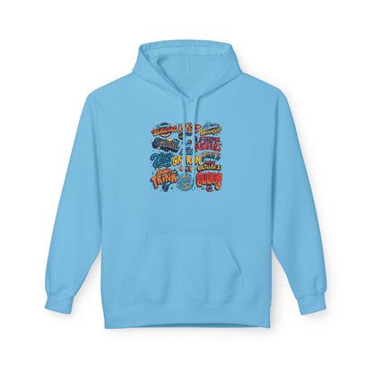 Retro Sticker Collage Graphic Hoodie|Eco-Friendly - Limited