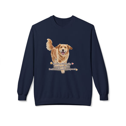 Golden Buddy Character Sweatshirt | Eco-Limited