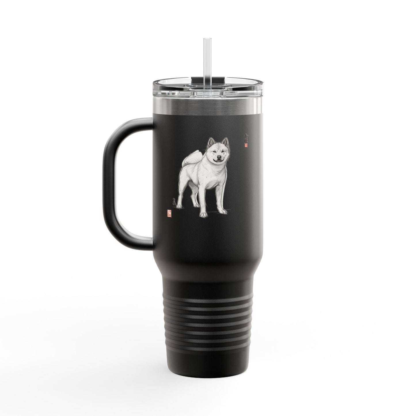 Korean Jindo Ink Illustration Insulated 100% Stainless Bottle | Eco-Limited
