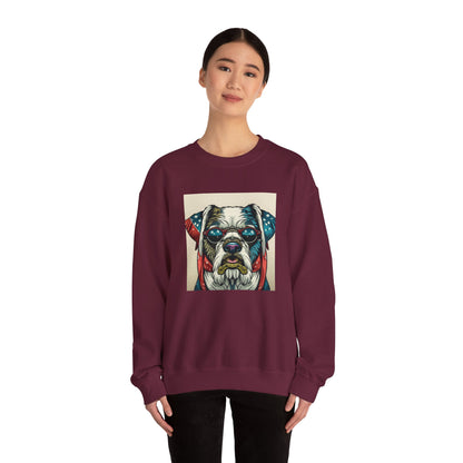 Patriot Dog Portrait Sweatshirt | Eco - Limited