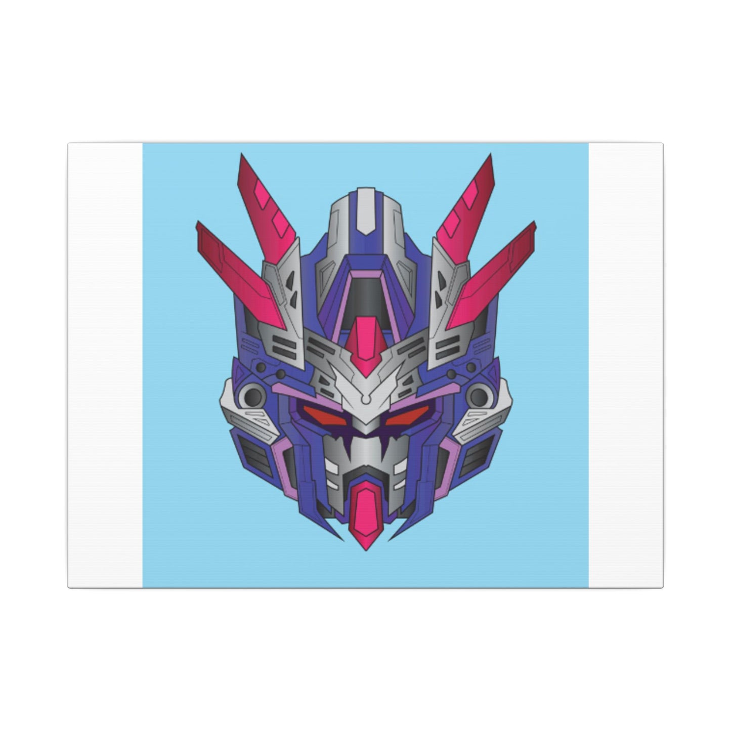Mecha Warrior Helmet Organic Canvas