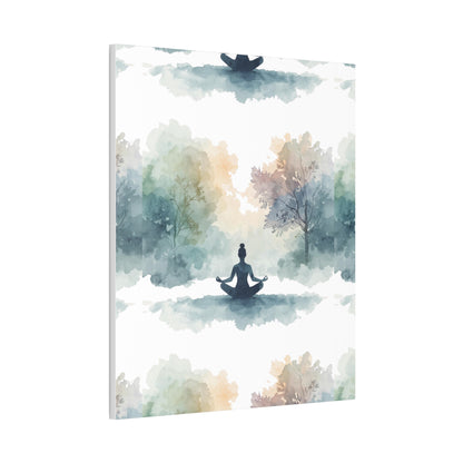 Peace Within Meditation Canvas Wall Art | Eco-Limited