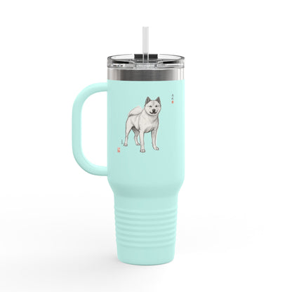Korean Jindo Ink Illustration Insulated 100% Stainless Bottle | Eco-Limited