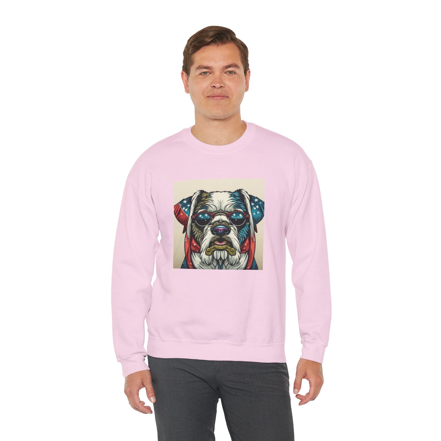 Patriot Dog Portrait Sweatshirt | Eco - Limited