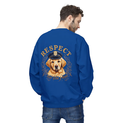 Respect The Paw Golden Retriever Sweatshirt | Eco-Limited