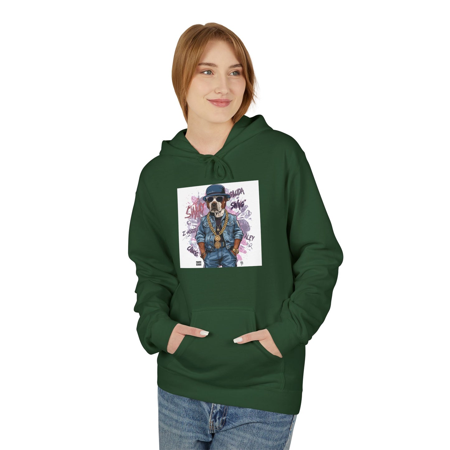 Street Swag Pup Graphic Hoodie | Eco-Limited