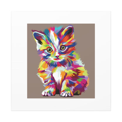 Vibrant Stretched Wall Art for Cat Lovers