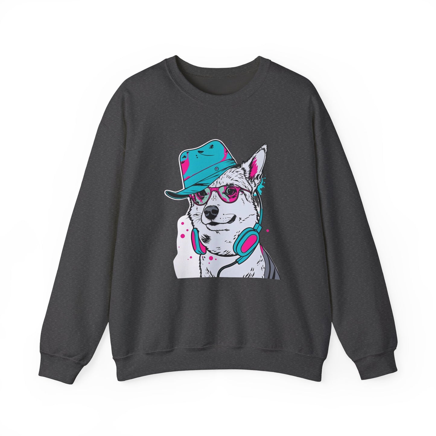 Urban DJ Dog Art Sweater | Eco-Limited