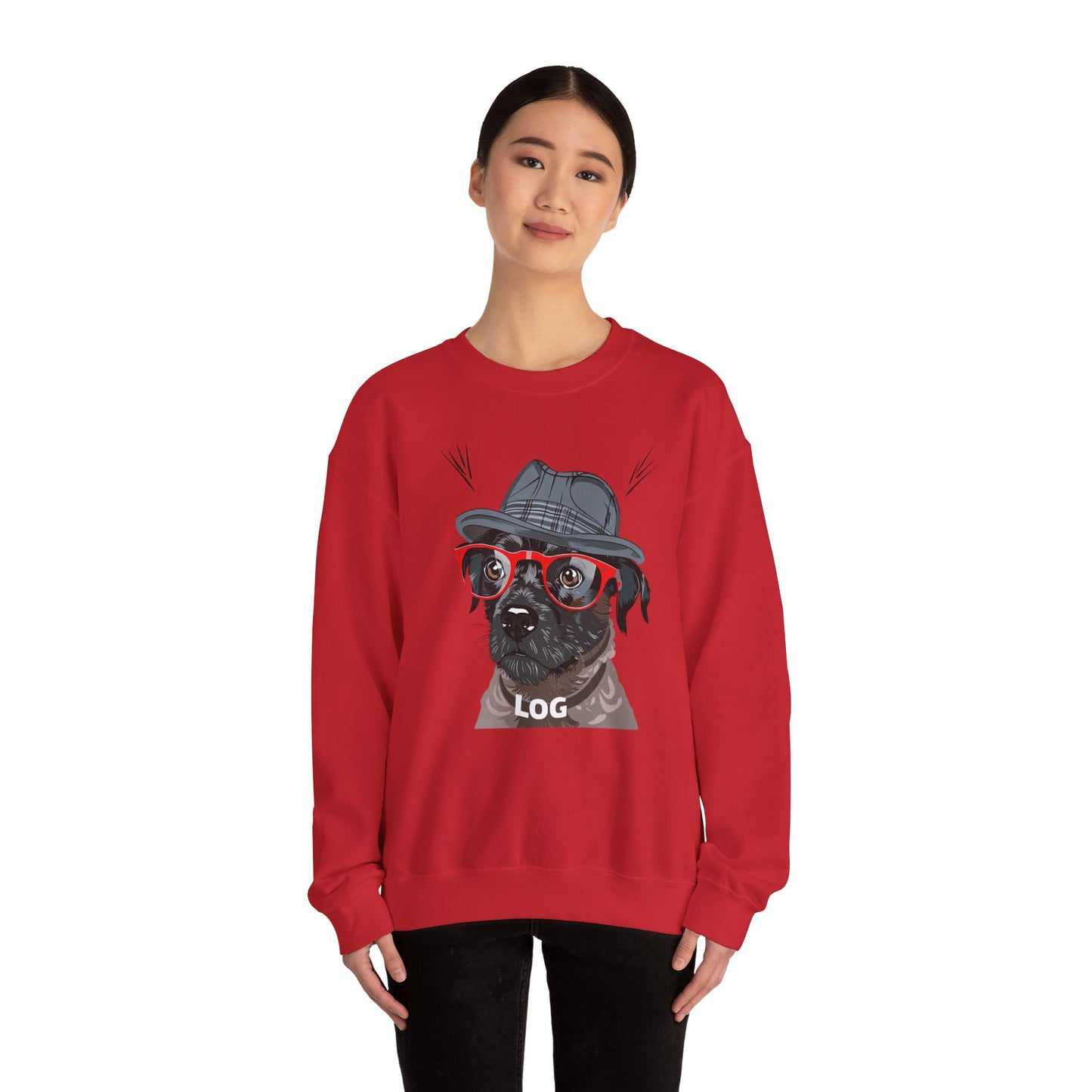 LOG Street Dog Art Sweatshirt | Eco-Limited