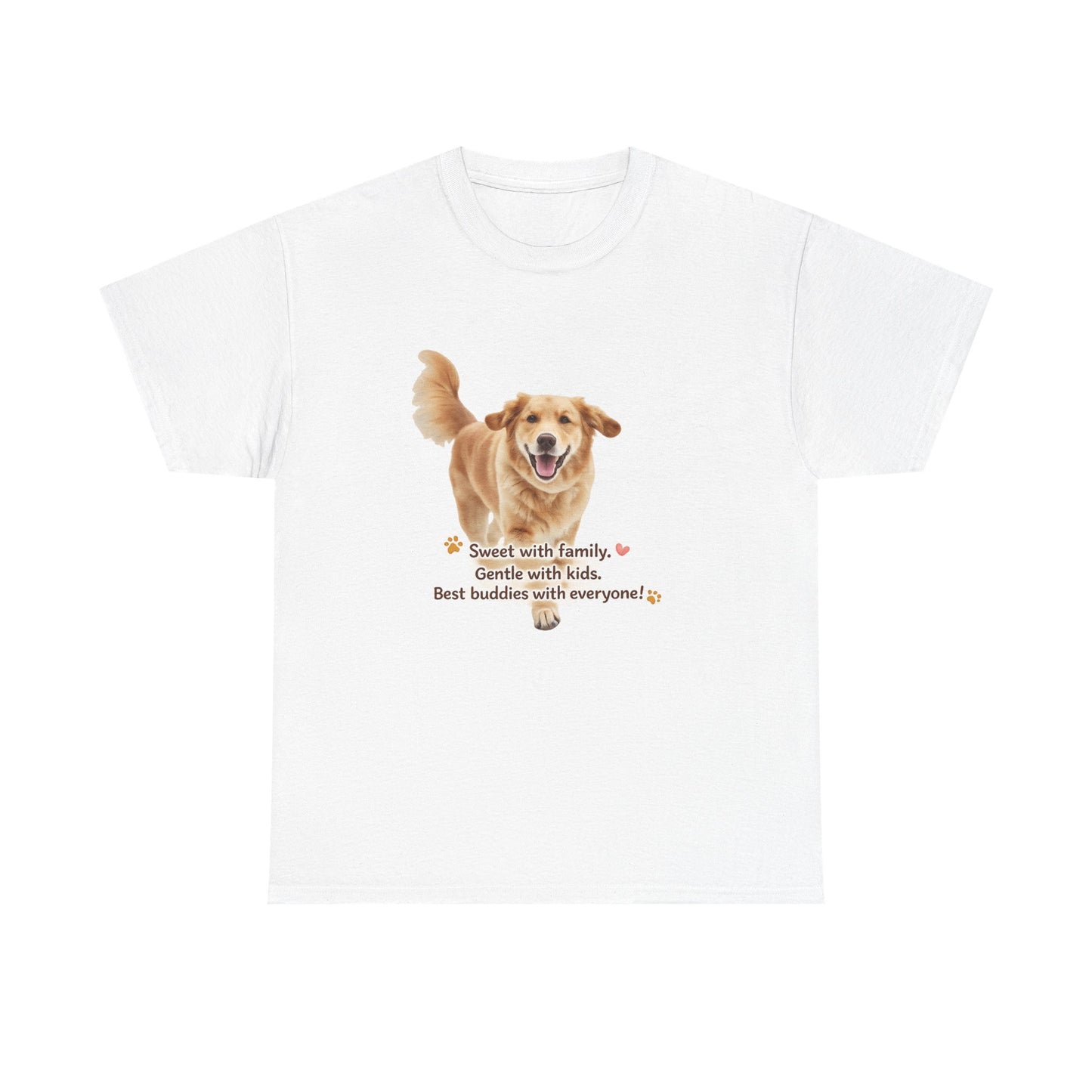 Golden Buddy Character T-Shirt | Eco-Limited