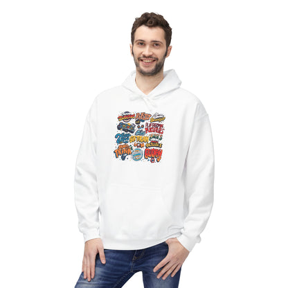 Retro Sticker Collage Graphic Hoodie|Eco-Friendly - Limited