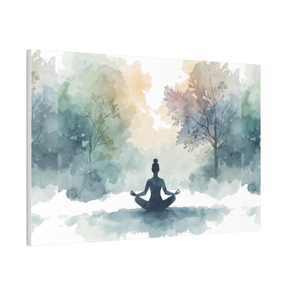 Peace Within Meditation Canvas Wall Art | Eco-Limited